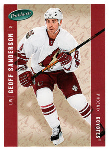 Geoff Sanderson - Phoenix Coyotes (NHL Hockey Card) 2005-06 Parkhurst # 373 Mint