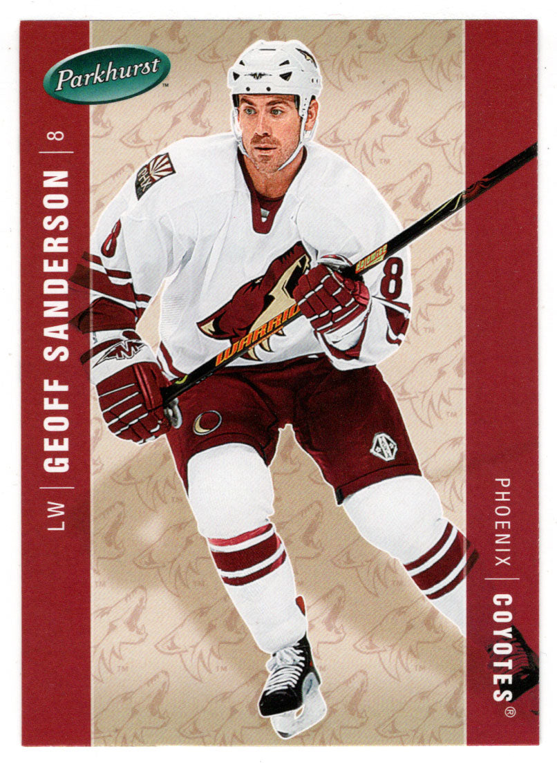 Geoff Sanderson - Phoenix Coyotes (NHL Hockey Card) 2005-06 Parkhurst # 373 Mint