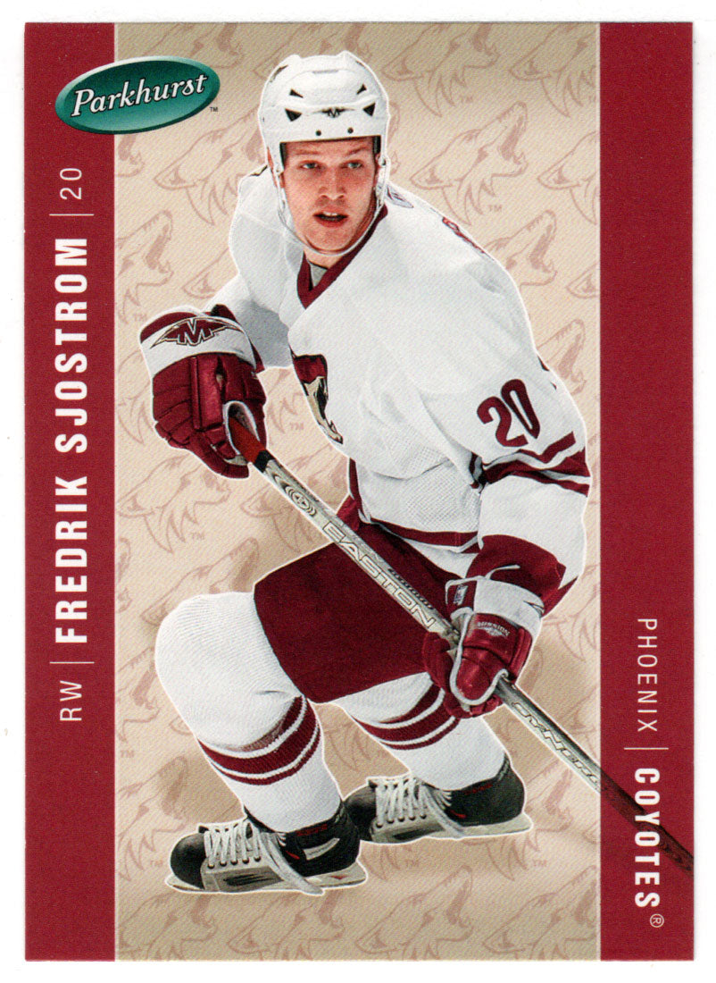 Fredrik Sjostrom - Phoenix Coyotes (NHL Hockey Card) 2005-06 Parkhurst # 379 Mint