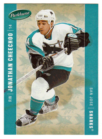 Jonathan Cheechoo - San Jose Sharks (NHL Hockey Card) 2005-06 Parkhurst # 402 Mint