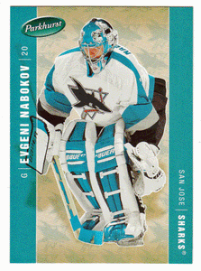 Evgeni Nabokov - San Jose Sharks (NHL Hockey Card) 2005-06 Parkhurst # 403 Mint
