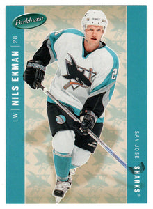Nils Ekman - San Jose Sharks (NHL Hockey Card) 2005-06 Parkhurst # 404 Mint