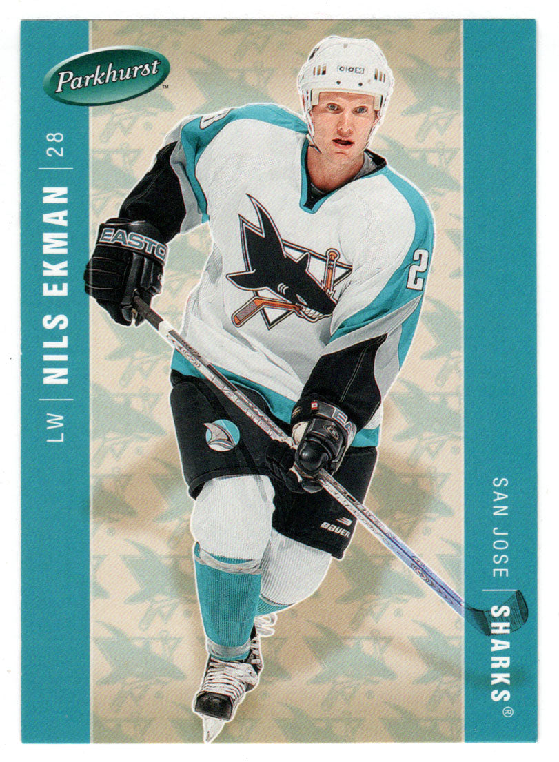 Nils Ekman - San Jose Sharks (NHL Hockey Card) 2005-06 Parkhurst # 404 Mint