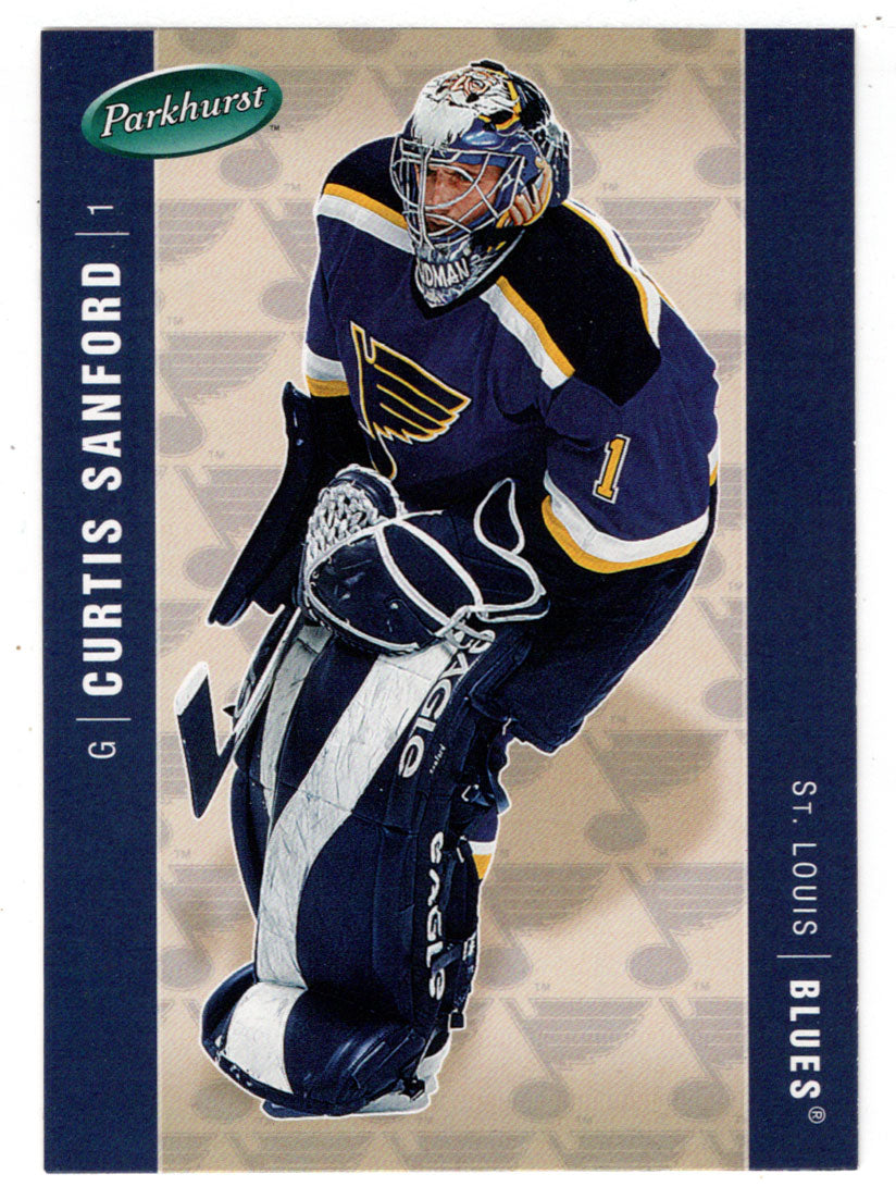 Curtis Sanford - St. Louis Blues (NHL Hockey Card) 2005-06 Parkhurst # 418 Mint