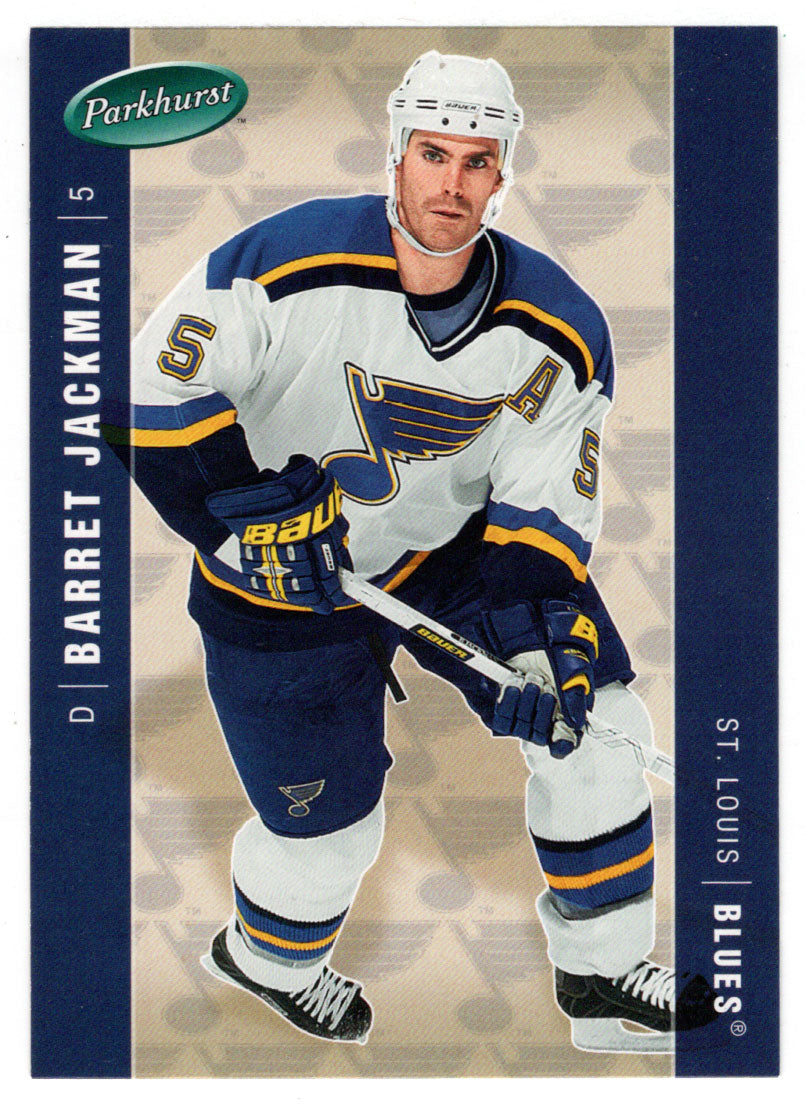 Barret Jackman - St. Louis Blues (NHL Hockey Card) 2005-06 Parkhurst # 424 Mint
