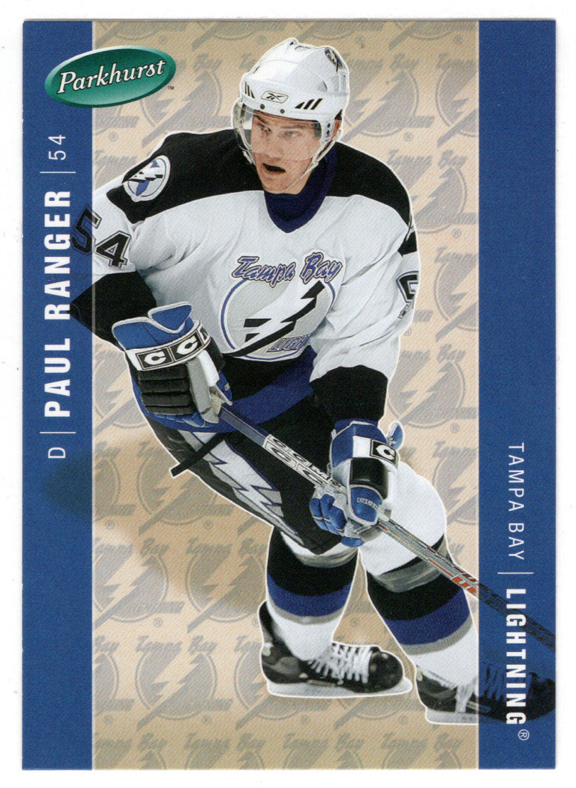 Paul Ranger RC - Tampa Bay Lightning (NHL Hockey Card) 2005-06 Parkhurst # 445 Mint