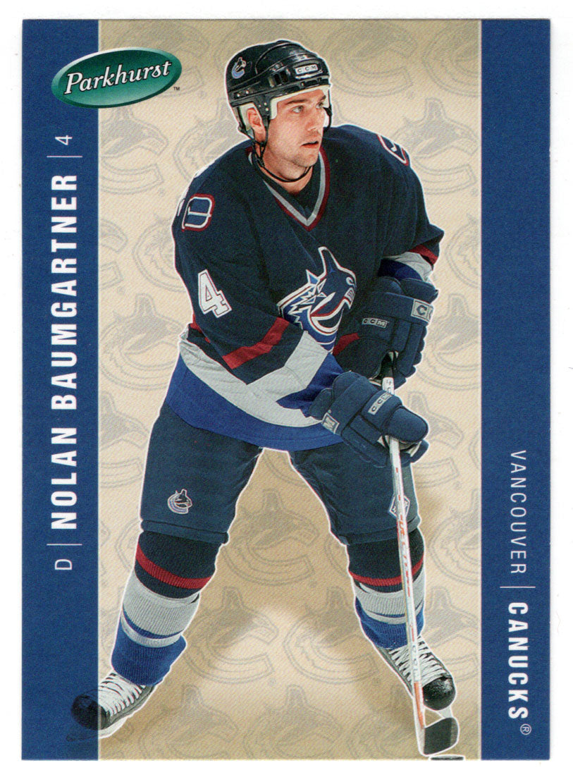 Nolan Baumgartner - Vancouver Canucks (NHL Hockey Card) 2005-06 Parkhurst # 474 Mint