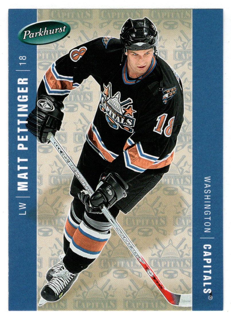 Matt Pettinger - Washington Capitals (NHL Hockey Card) 2005-06 Parkhurst # 486 Mint