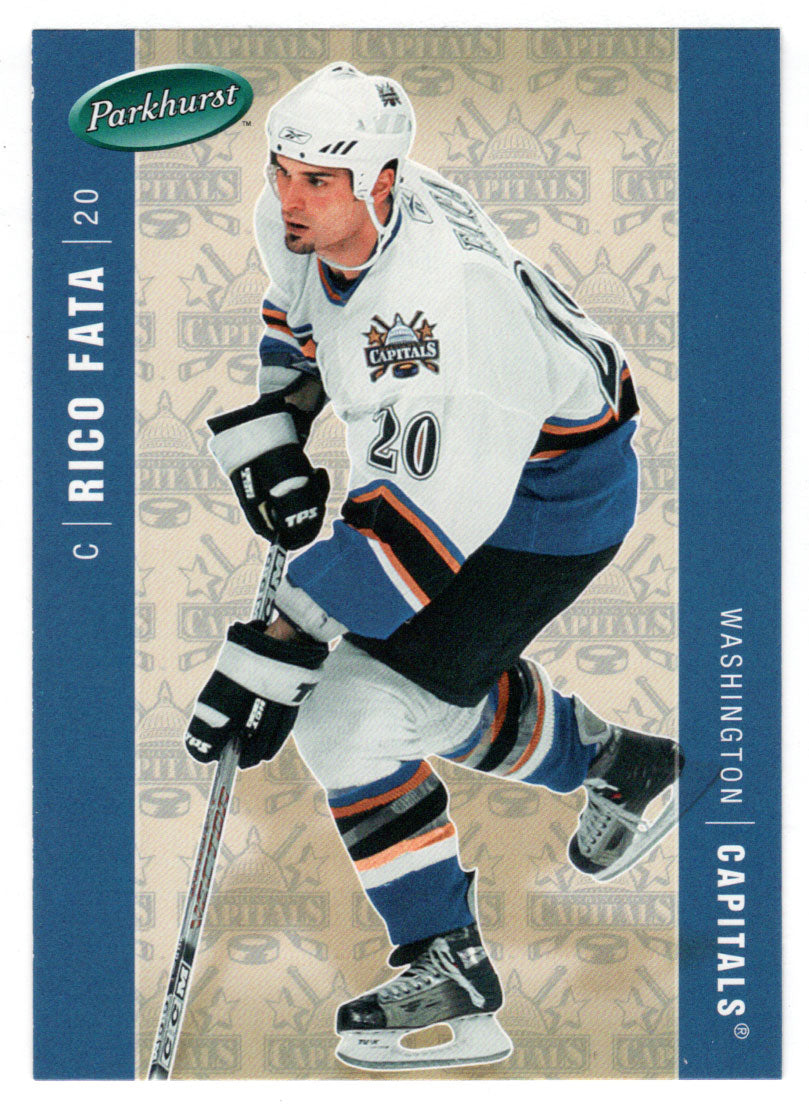Rico Fata - Washington Capitals (NHL Hockey Card) 2005-06 Parkhurst # 499 Mint