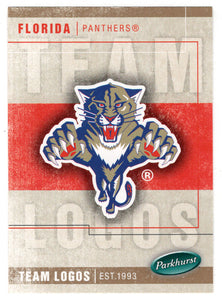 Florida Panthers - Team Logos (NHL Hockey Card) 2005-06 Parkhurst # 543 Mint