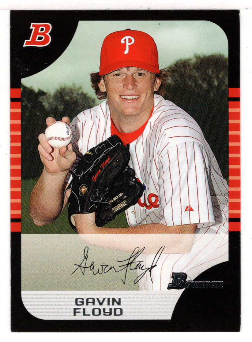 Gavin Floyd - Philadelphia Phillies (MLB Baseball Card) 2005 Bowman # 1 Mint