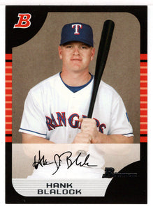 Hank Blalock - Texas Rangers (MLB Baseball Card) 2005 Bowman # 5 Mint