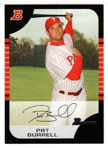 Pat Burrell - Philadelphia Phillies (MLB Baseball Card) 2005 Bowman # 8 Mint
