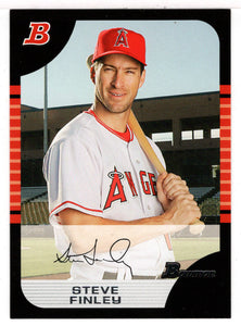 Steve Finley - Los Angeles Angels (MLB Baseball Card) 2005 Bowman # 15 Mint
