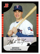 Mark Teixeira - Texas Rangers (MLB Baseball Card) 2005 Bowman # 43 Mint