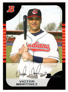 Victor Martinez - Cleveland Indians (MLB Baseball Card) 2005 Bowman # 46 Mint