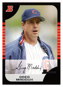 Greg Maddux - Chicago Cubs (MLB Baseball Card) 2005 Bowman # 84 Mint