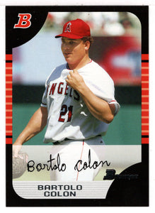 Bartolo Colon - Los Angeles Angels (MLB Baseball Card) 2005 Bowman # 85 Mint