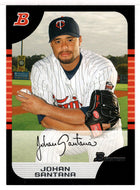 Johan Santana - Minnesota Twins (MLB Baseball Card) 2005 Bowman # 127 Mint