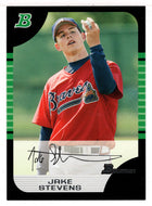 Jake Stevens - Atlanta Braves (MLB Baseball Card) 2005 Bowman # 144 Mint