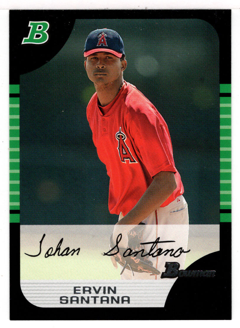 Ervin Santana - Los Angeles Angels (MLB Baseball Card) 2005 Bowman # 154 Mint