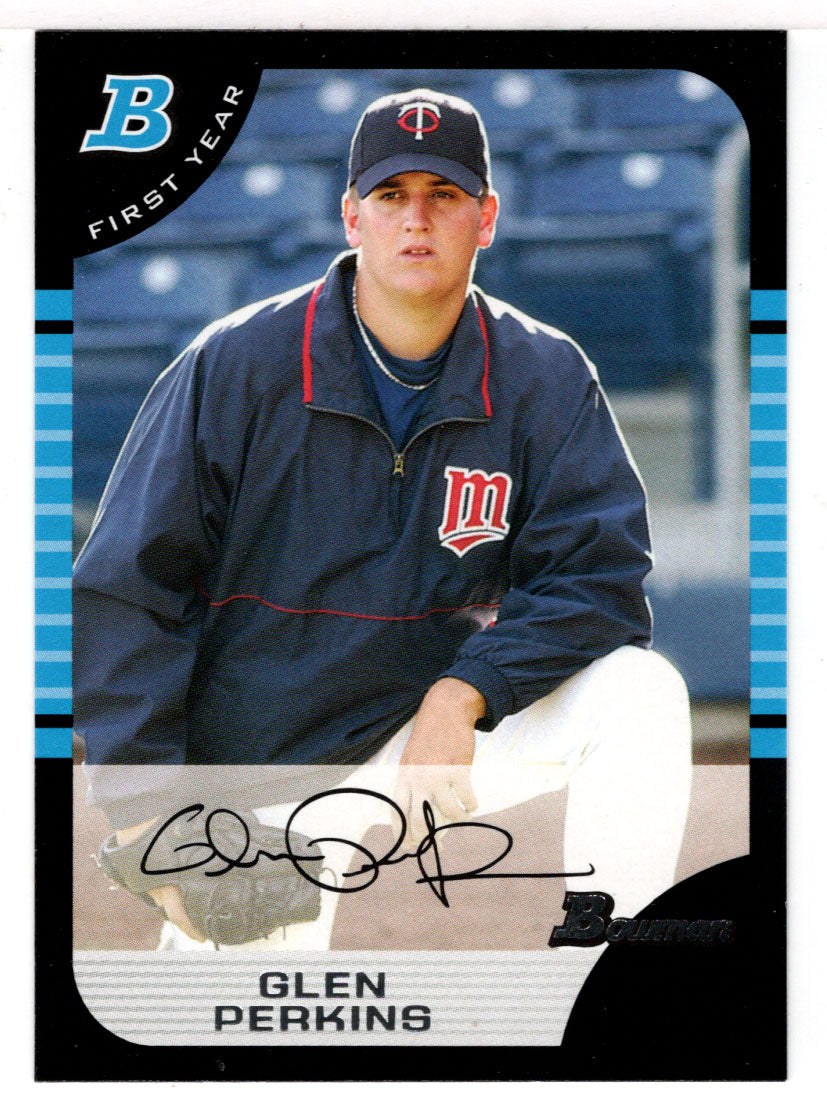 Glen Perkins RC - Minnesota Twins (MLB Baseball Card) 2005 Bowman # 170 Mint