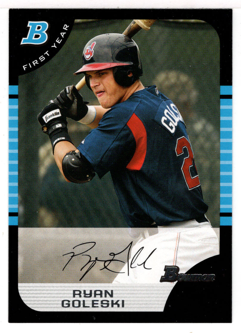 Ryan Goleski RC - Cleveland Indians (MLB Baseball Card) 2005 Bowman # 179 Mint