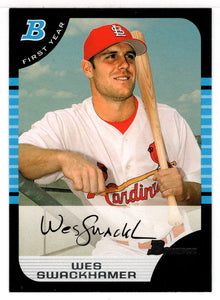 Wes Swackhamer RC - St. Louis Cardinals (MLB Baseball Card) 2005 Bowman # 196 Mint