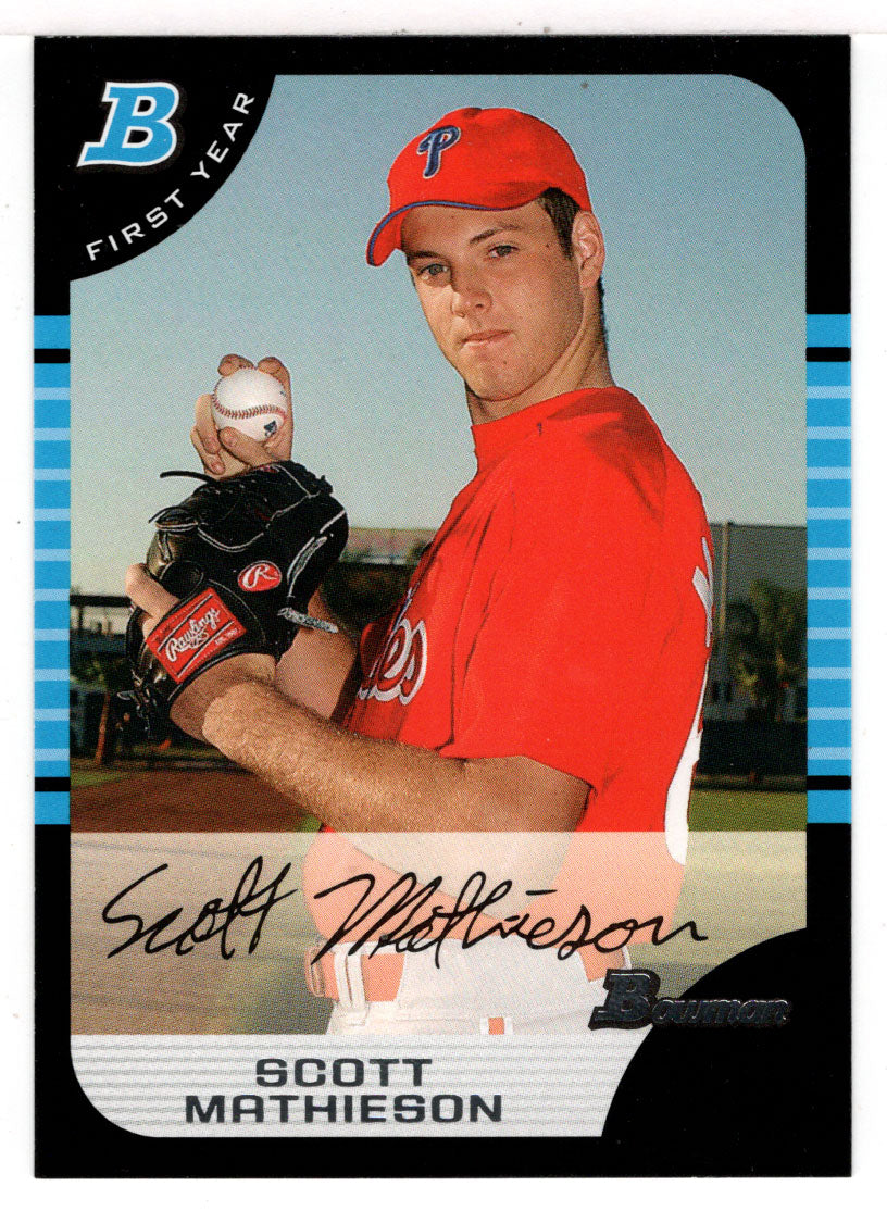 Scott Mathieson RC - Philadelphia Phillies (MLB Baseball Card) 2005 Bowman # 201 Mint