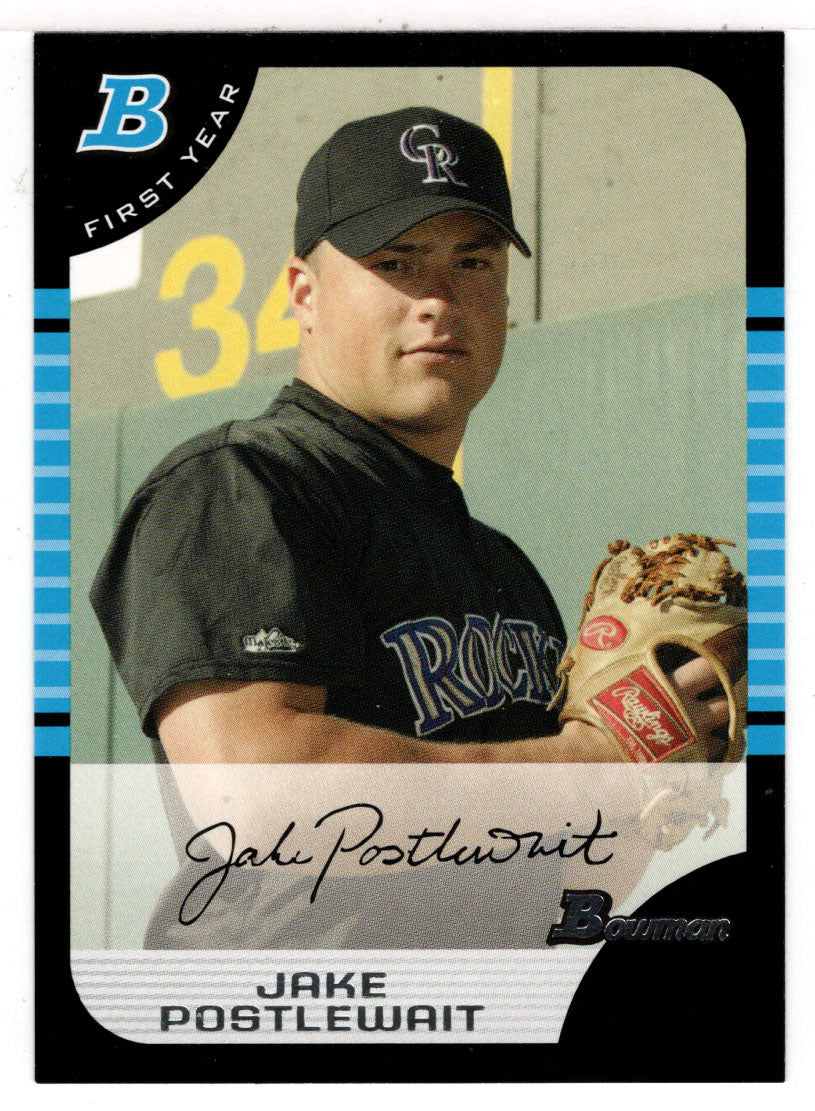 Jake Postlewait RC - Colorado Rockies (MLB Baseball Card) 2005 Bowman # 232 Mint