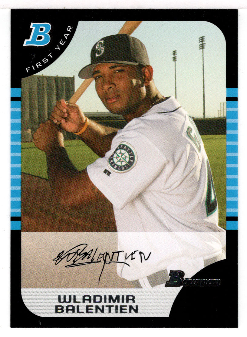 Wladimir Balentien RC - Seattle Mariners (MLB Baseball Card) 2005 Bowman # 236 Mint