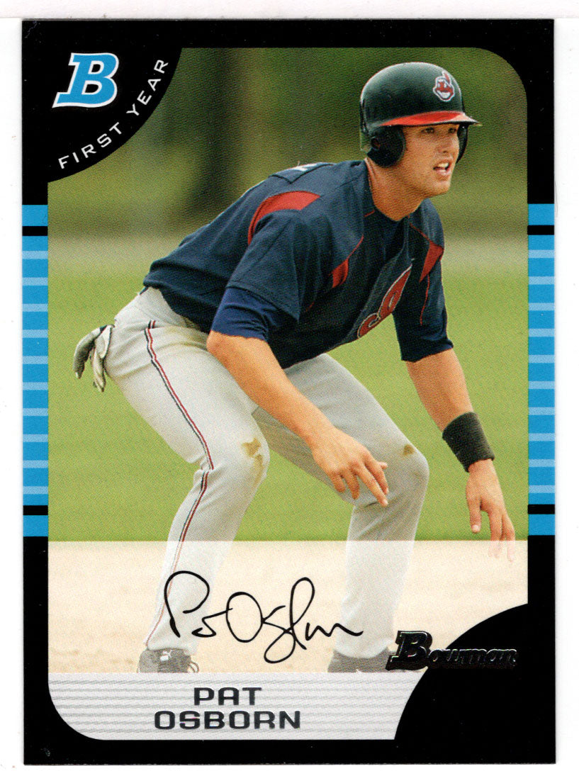 Pat Osborn - Cleveland Indians (MLB Baseball Card) 2005 Bowman # 242 Mint