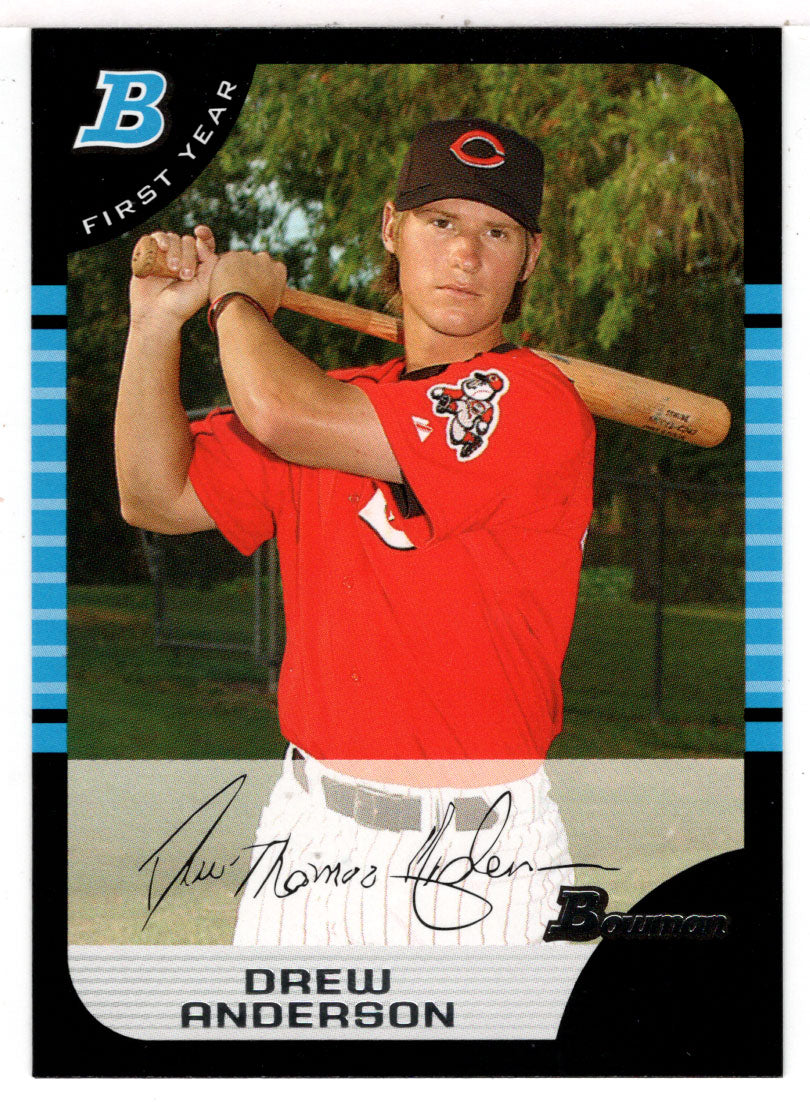 Drew Anderson RC - Cincinnati Reds (MLB Baseball Card) 2005 Bowman # 252 Mint