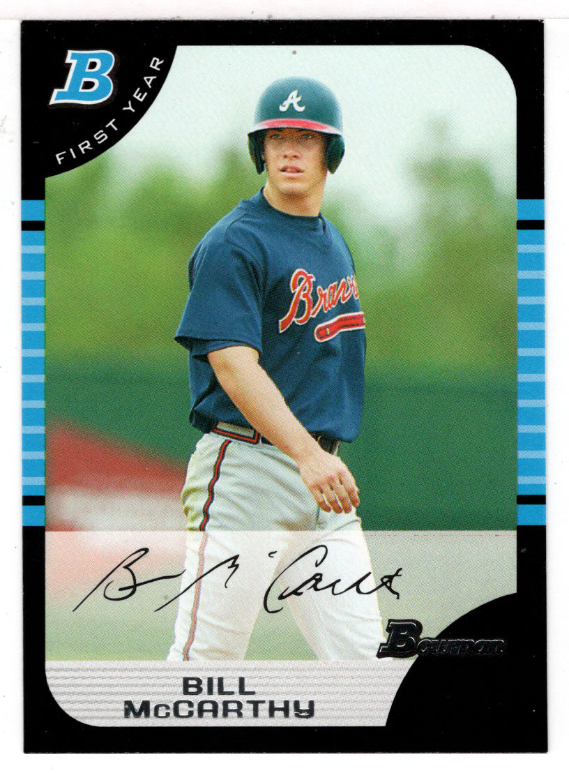 Bill McCarthy RC - Atlanta Braves (MLB Baseball Card) 2005 Bowman # 257 Mint