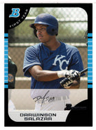 Darwinson Salazar RC - Kansas City Royals (MLB Baseball Card) 2005 Bowman # 262 Mint