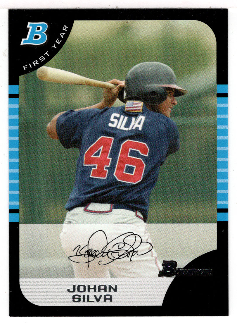 Johan Silva RC - Atlanta Braves (MLB Baseball Card) 2005 Bowman # 264 Mint