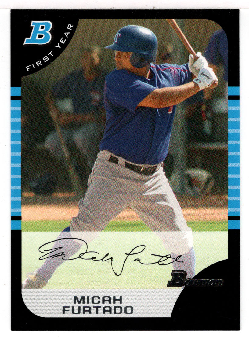 Micah Furtado RC - Texas Rangers (MLB Baseball Card) 2005 Bowman # 275 Mint