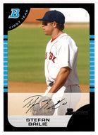 Stefan Bailie RC - Boston Red Sox (MLB Baseball Card) 2005 Bowman # 282 Mint