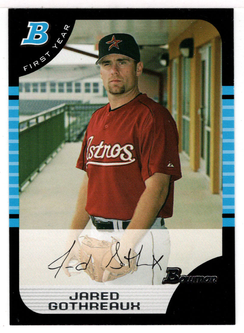 Jared Gothreaux RC - Houston Astros (MLB Baseball Card) 2005 Bowman # 290 Mint