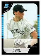 Ryan Speier RC - Colorado Rockies (MLB Baseball Card) 2005 Bowman # 293 Mint