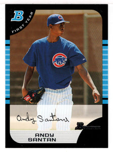 Andy Santana RC - Chicago Cubs (MLB Baseball Card) 2005 Bowman # 311 Mint