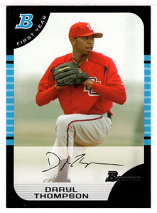 Daryl Thompson RC - Washington Nationals (MLB Baseball Card) 2005 Bowman # 323 Mint