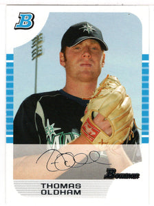 Thomas Oldham 98/240 - Seattle Mariners (MLB Baseball Card) 2005 Bowman FIRST EDITION # 210 Mint