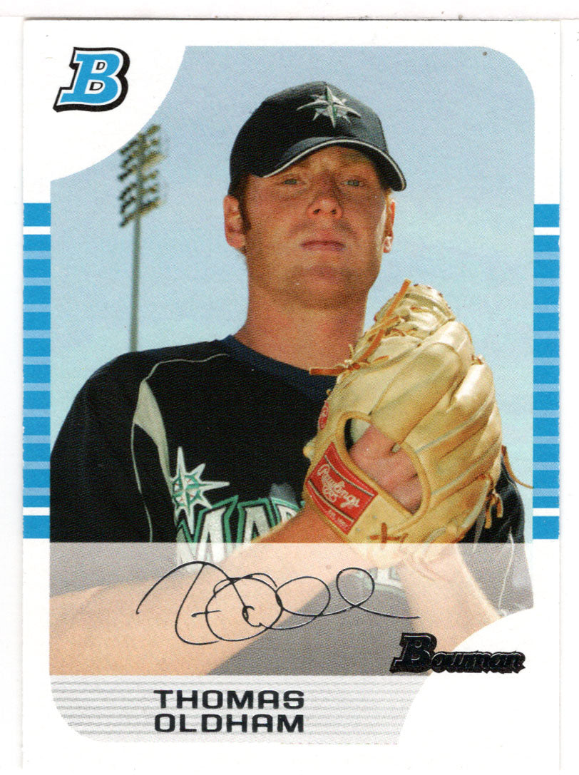 Thomas Oldham 98/240 - Seattle Mariners (MLB Baseball Card) 2005 Bowman FIRST EDITION # 210 Mint