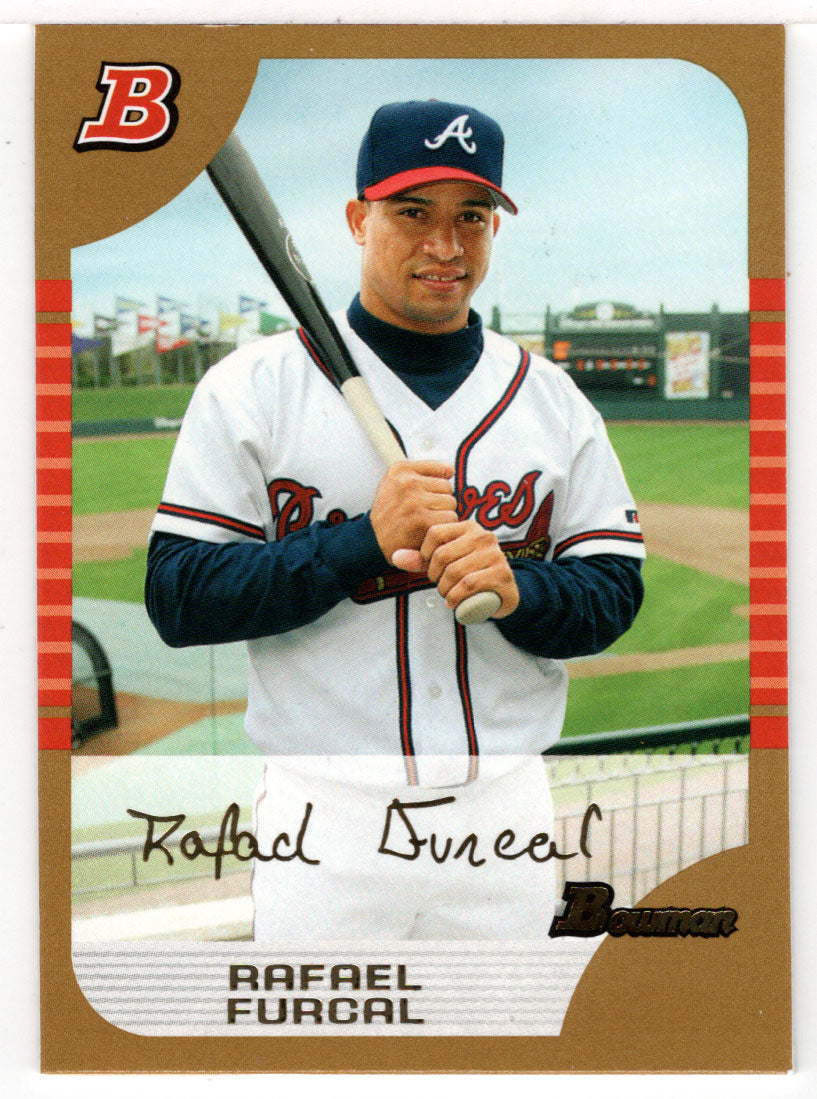 Rafael Furcal - Atlanta Braves (MLB Baseball Card) 2005 Bowman GOLD # 123 Mint