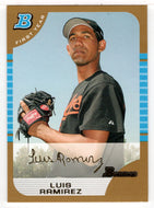 Luis Ramirez - Baltimore Orioles (MLB Baseball Card) 2005 Bowman GOLD # 205 Mint