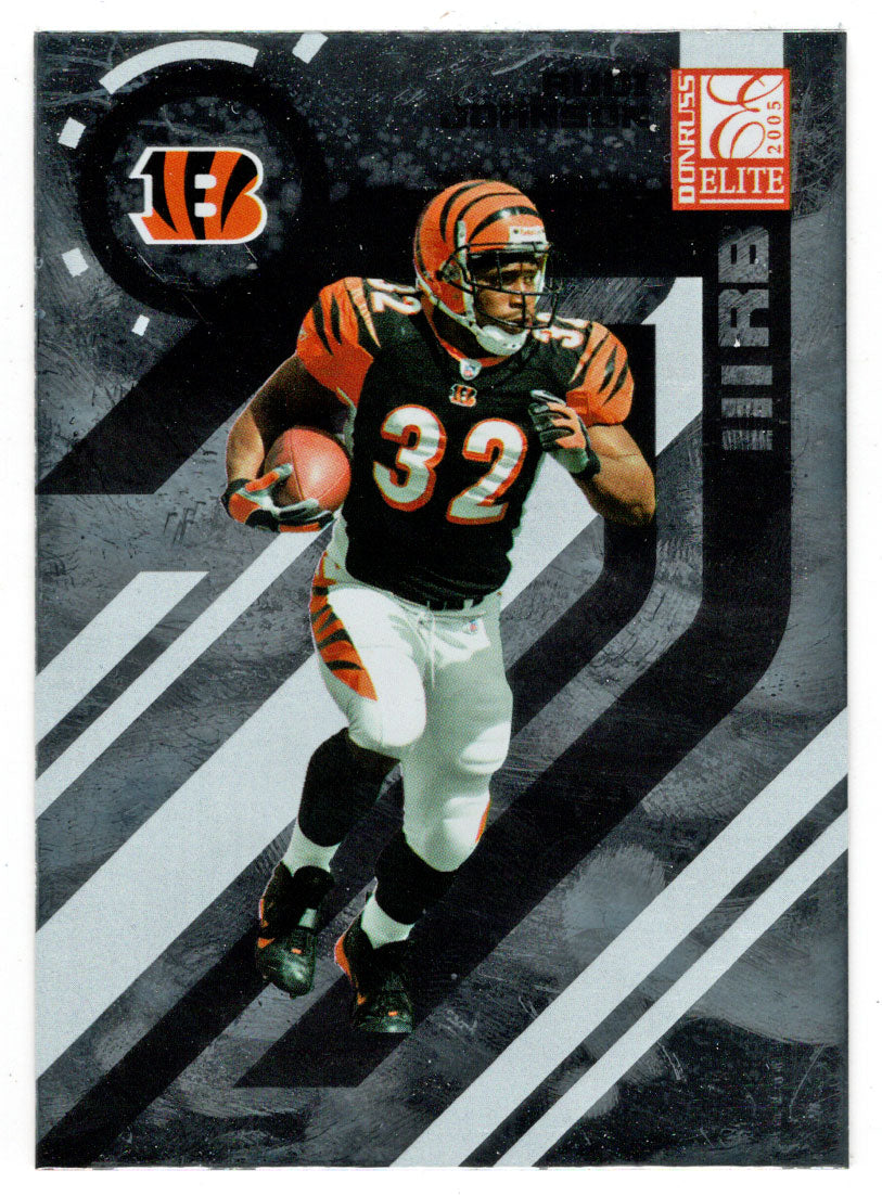 Rudi Johnson - Cincinnati Bengals (NFL Football Card) 2005 Donruss Elite # 19 Mint