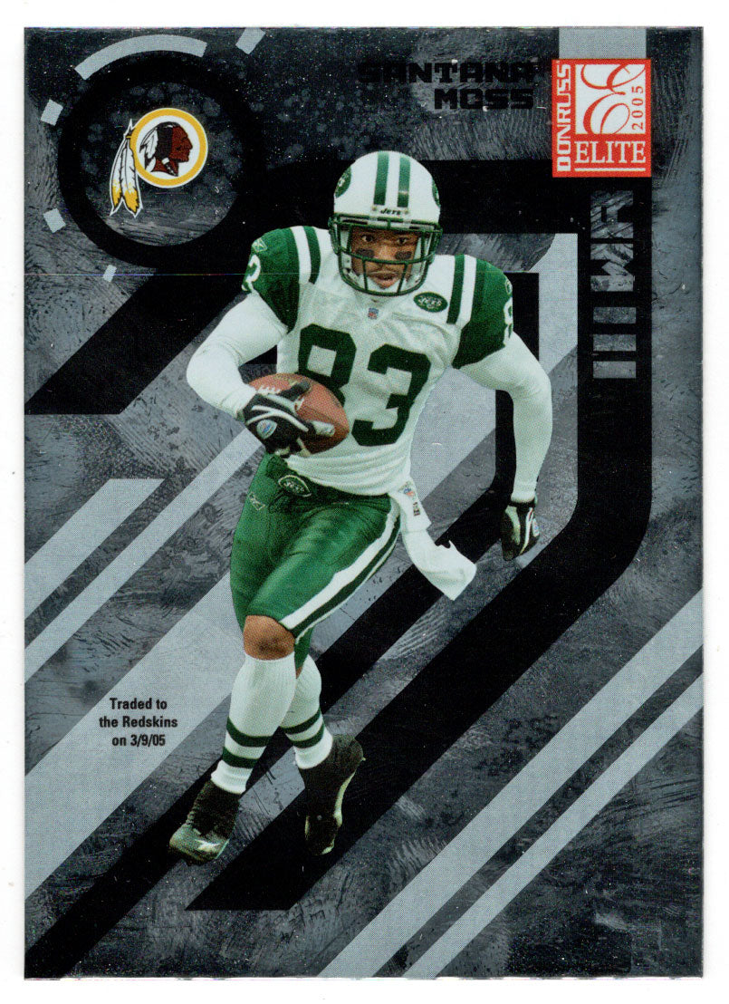 Santana Moss - Washington Redskins (NFL Football Card) 2005 Donruss Elite # 66 Mint