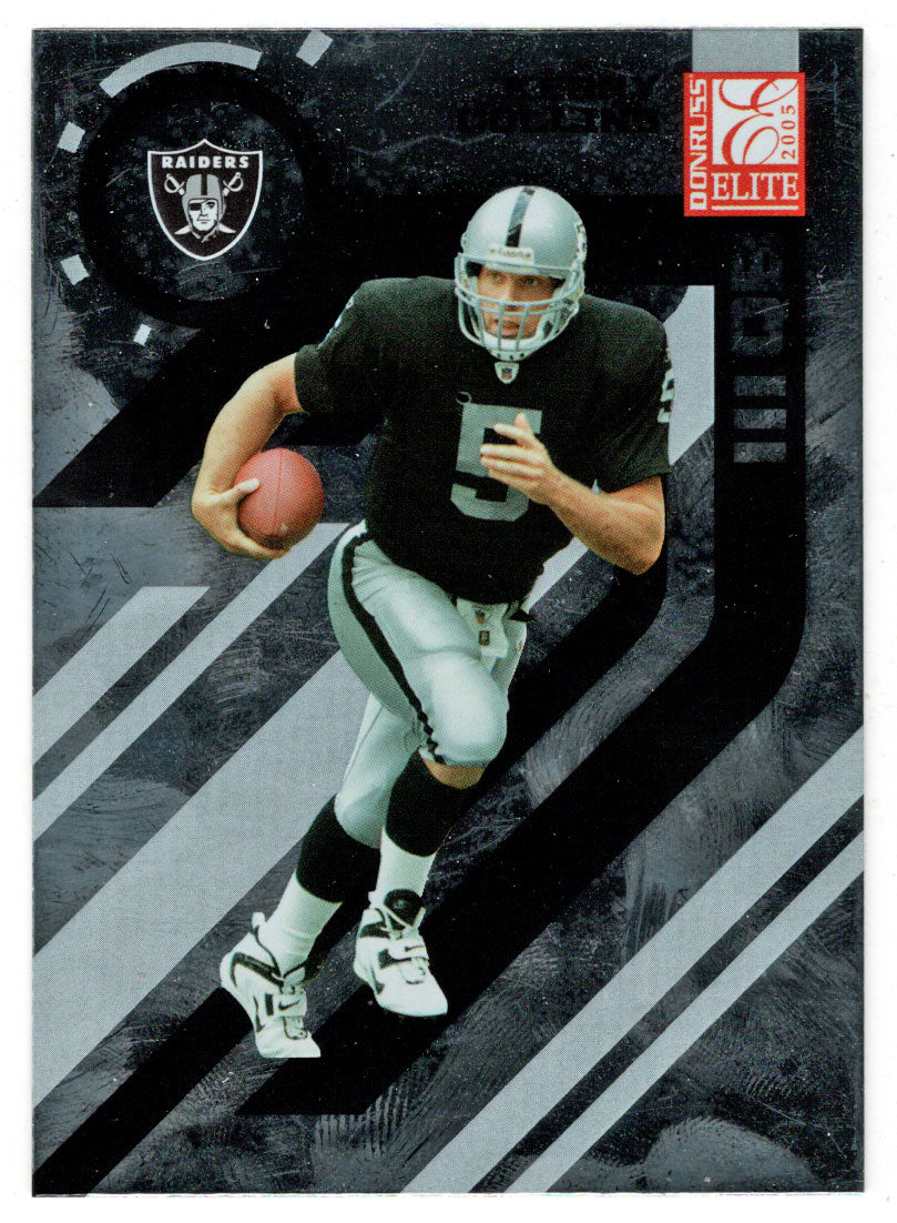 Kerry Collins - Oakland Raiders (NFL Football Card) 2005 Donruss Elite # 67 Mint