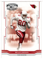 Bryant Johnson - Arizona Cardinals (NFL Football Card) 2005 Donruss Throwback Threads # 2 Mint